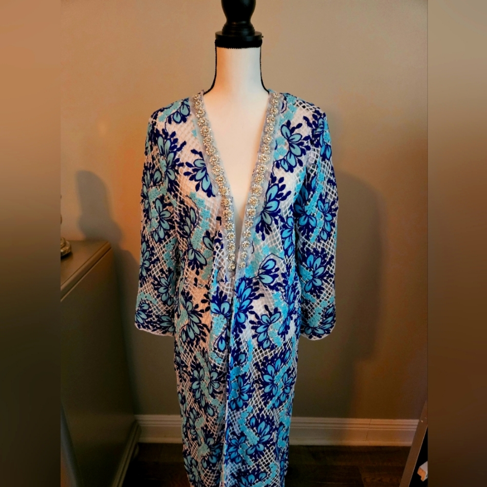 Boston Proper Embellished duster